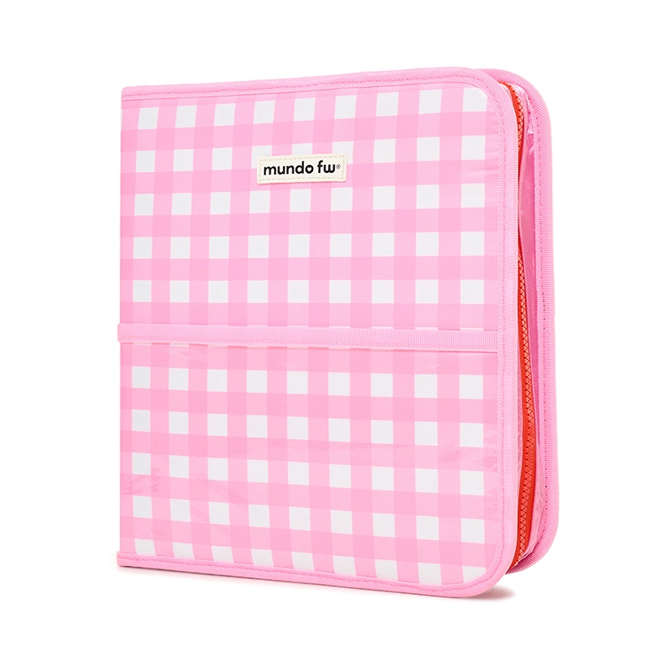 Carpeta Escolar 3 Anillos FW 2026 Pop Rosa con Cierre Art.202260